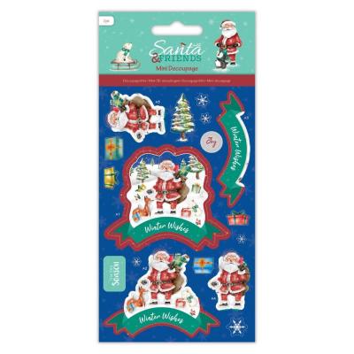 Papermania Santa and Friends Mini - Decoupage Wishes